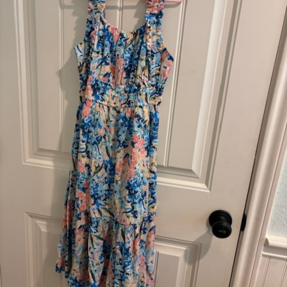 Abercrombie Kids Midi Floral Dress - Size 7/8